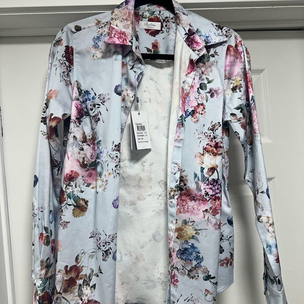 Stenströms Floral Button Down Shirt